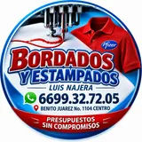 Logo de Bordados y Estampados Najera